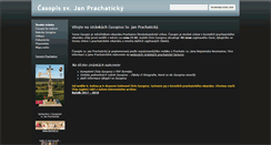 Desktop Screenshot of casopis.farnostprachatice.cz